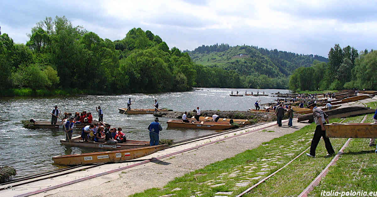 Pieniny - zattere sul fiume Dunajec