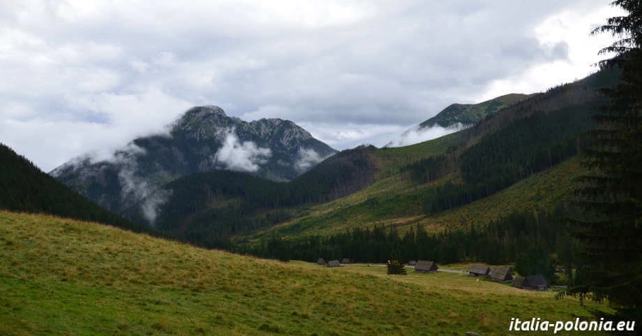 Polana Chochołowska - Vista verso Zakopane