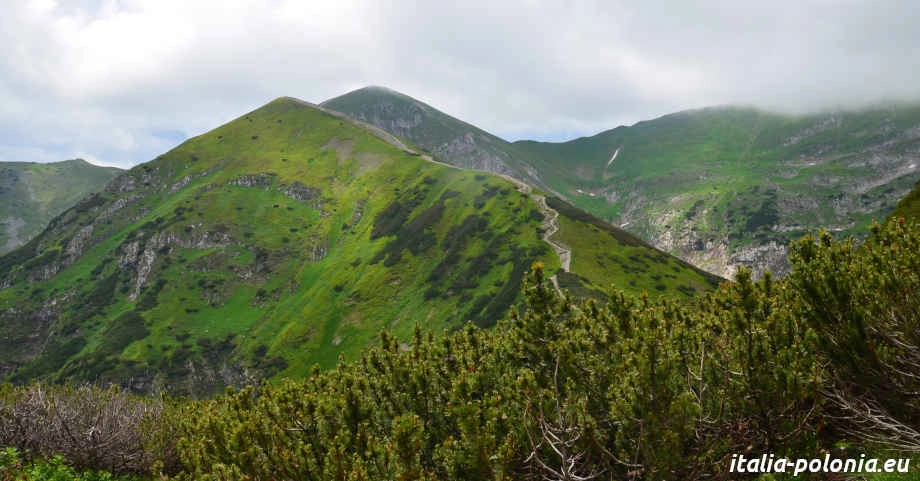 Kopa Kondracka, una delle cime dei Czerwone Wierchy